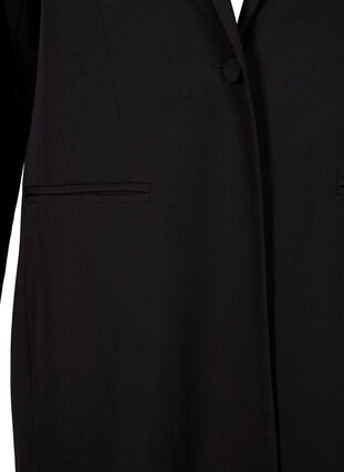 Klassischer langer Blazer, Black, Packshot image number 2