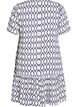 Kleid aus Viskose mit Schnittlinie, Blau, Packshot image number 1