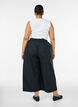 Culotte mit Gummizugbund und weiten Beinen, Schwarz, Model image number 1