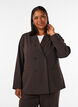Zweireihiger Blazer mit lockerer Passform, Braun, Model image number 0