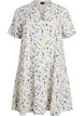 Kurzes A-Linien-Kleid aus Baumwollmusselin, Beige, Packshot image number 0