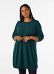 Kleid in Ballonform mit Struktur, Gr&uuml;n, Model image number 0