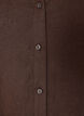 Lange Bluse aus Leinen und Viskose, Braun, Packshot image number 2