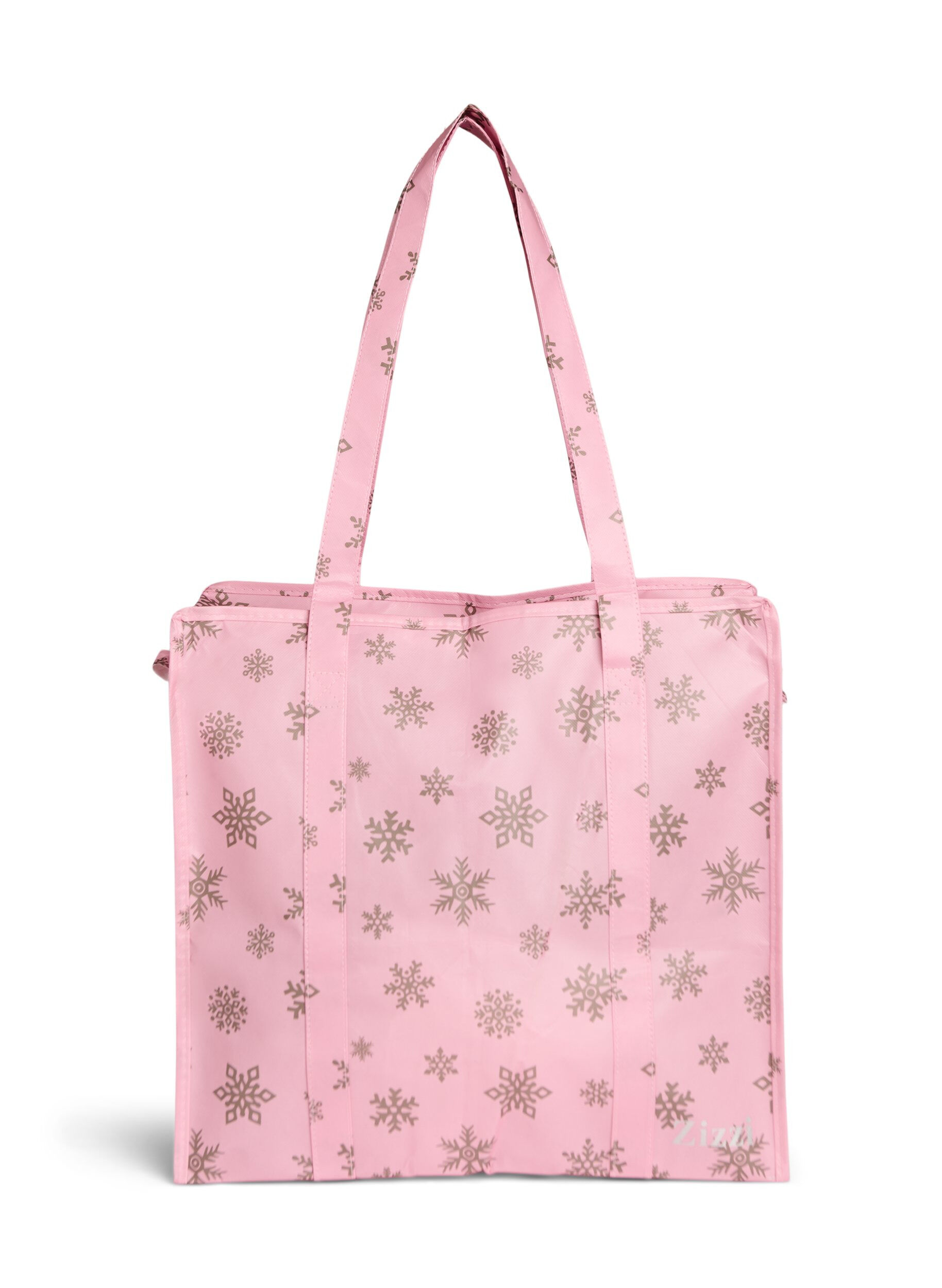 ZizziEinkaufstasche mit Rei&szlig;verschluss, Rot, Packshot image number 1