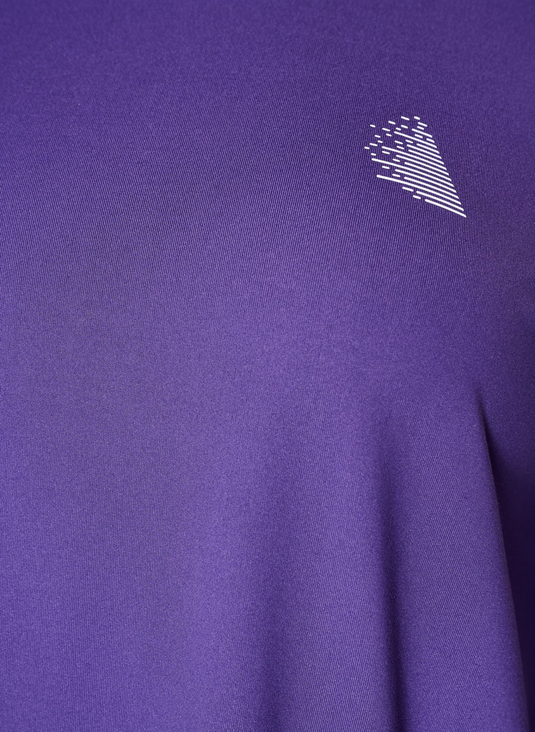 ZizziTrainingsshirt mit 3/4-&Auml;rmeln, Lila, Packshot image number 2