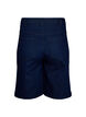 Locker sitzende Jeansshorts mit hoher Taille, Blau, Packshot image number 1