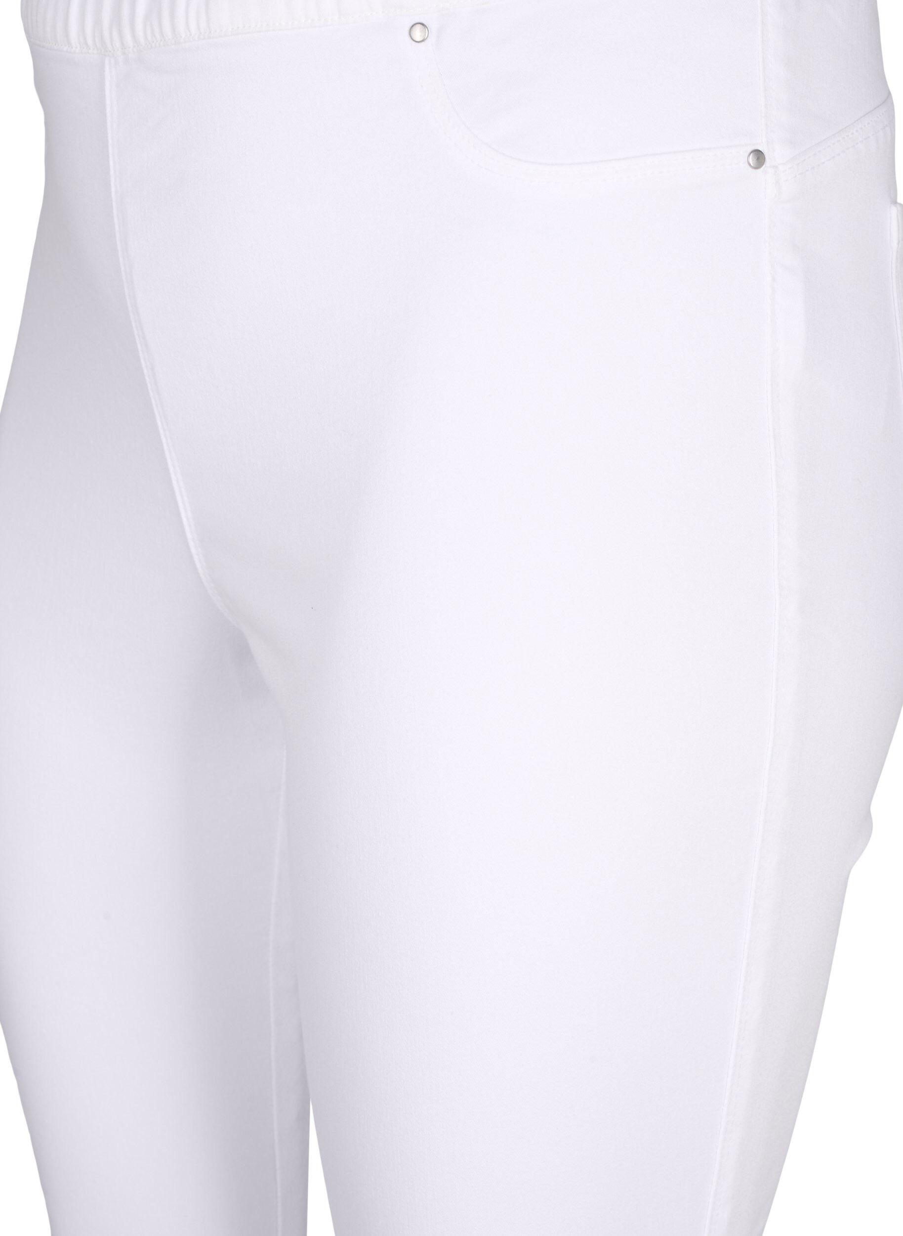 ZizziJeggings mit hoher Taille, Wei&szlig;, Packshot image number 2