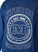 Sweatshirt mit hohem Kragen und sportlichem Frontmotiv, Blau, Packshot image number 2