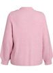 Pullover aus Rippstrick mit Puff&auml;rmeln und Kn&ouml;pfen, Rot, Packshot image number 1