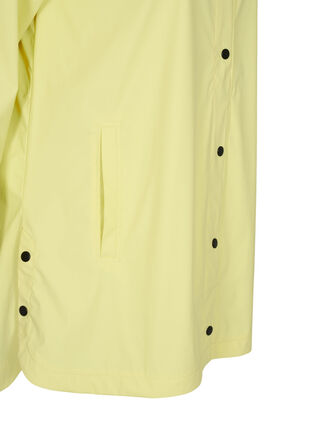 Regenjacke mit Kapuze und Taschen, Pale Banana, Packshot image number 3