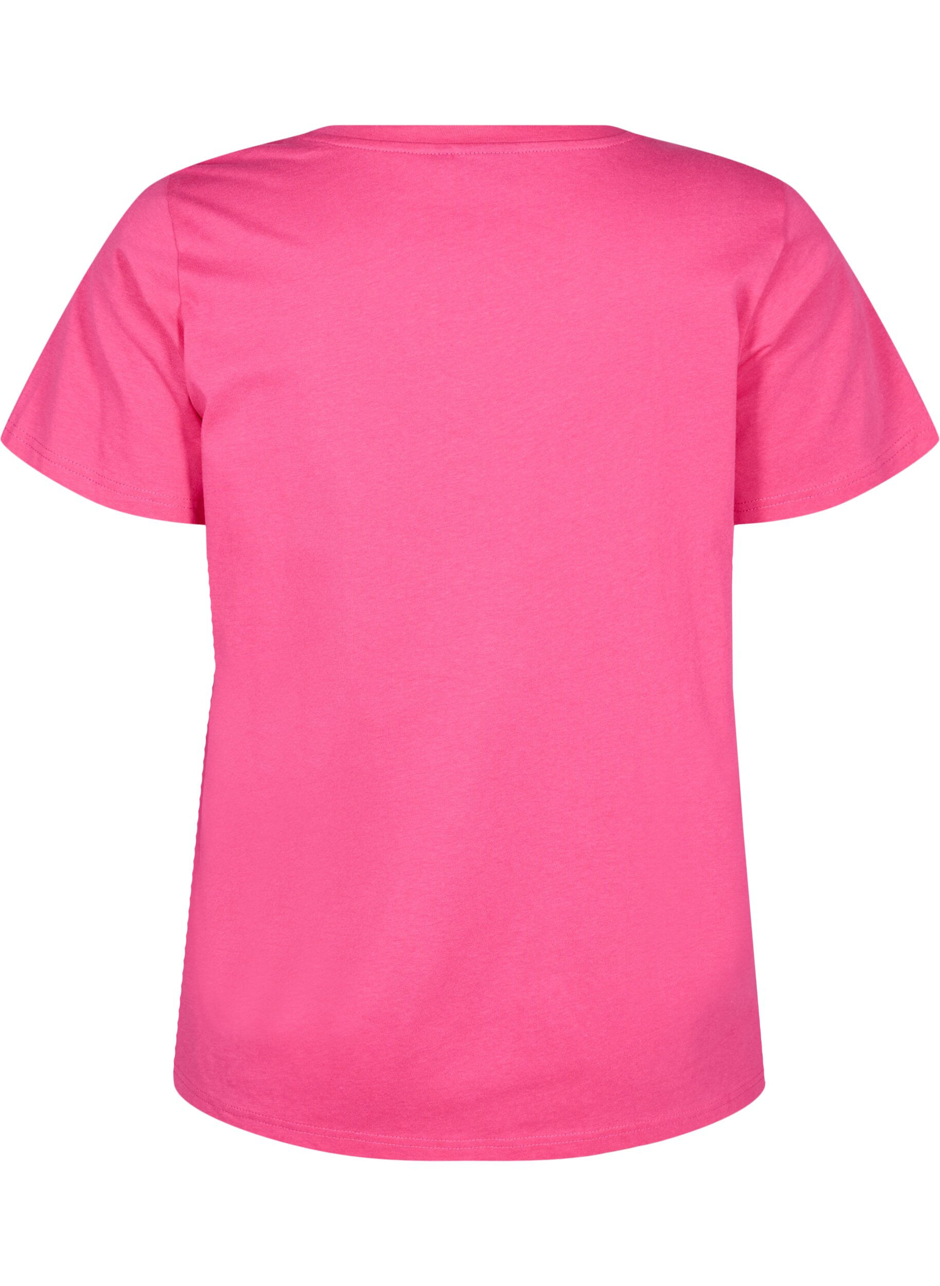 ZizziBaumwoll-T-Shirt mit Motiv, Raspb. w. Strawberry, Packshot image number 1