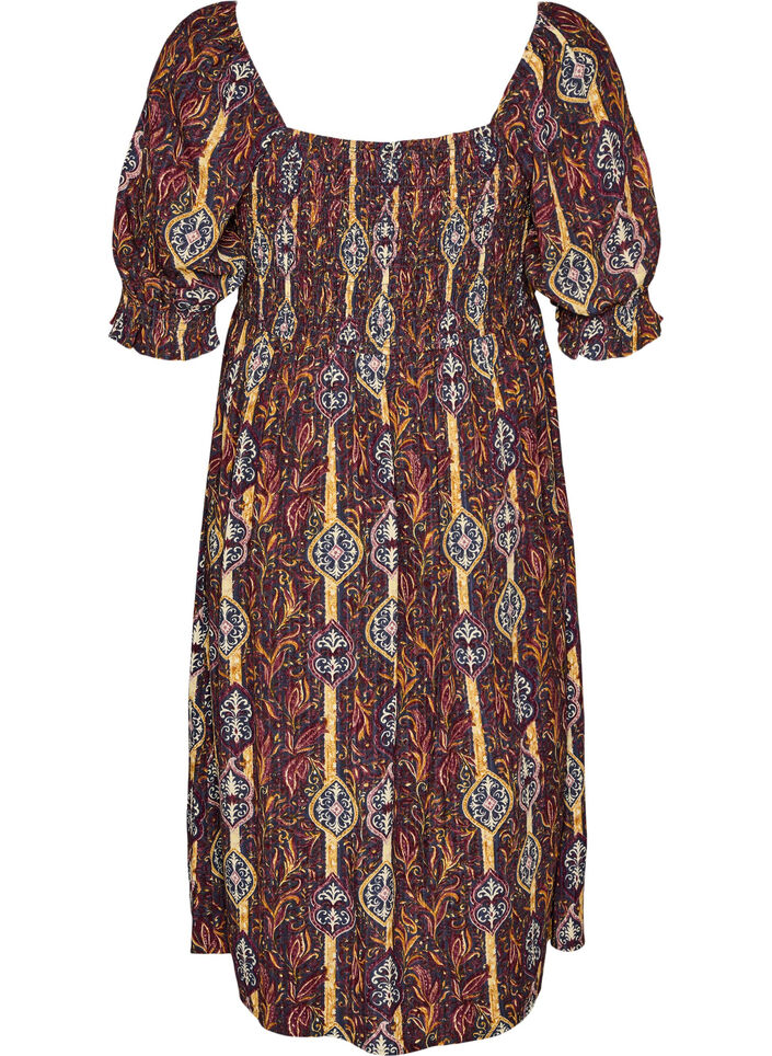 Sommerkleid aus Viskose mit Paisleymuster, Lila, Packshot image number 1
