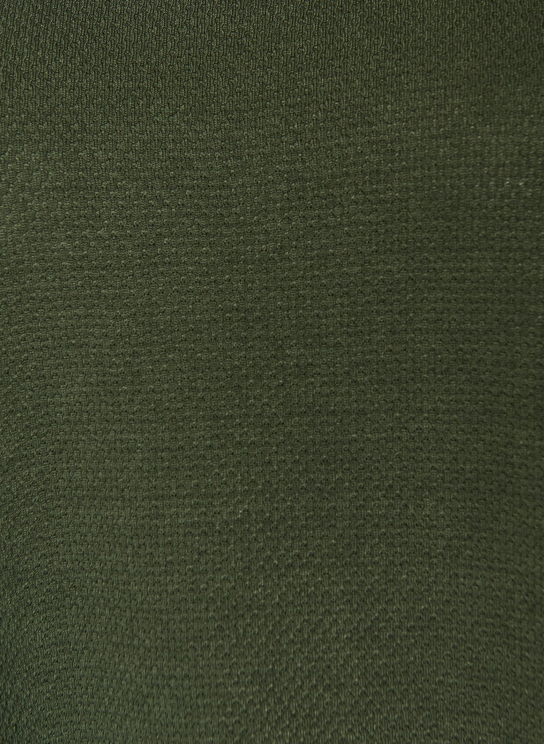 ZizziKurzes Kleid aus strukturiertem Jersey mit Rundhalsausschnitt, Gr&uuml;n, Packshot image number 2