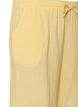 Lockere Shorts aus Baumwollmusselin mit hoher Taille, Gelb, Packshot image number 2