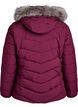 Kurze Steppjacke mit Kapuze, Dunkles Bordeaux, Packshot image number 1