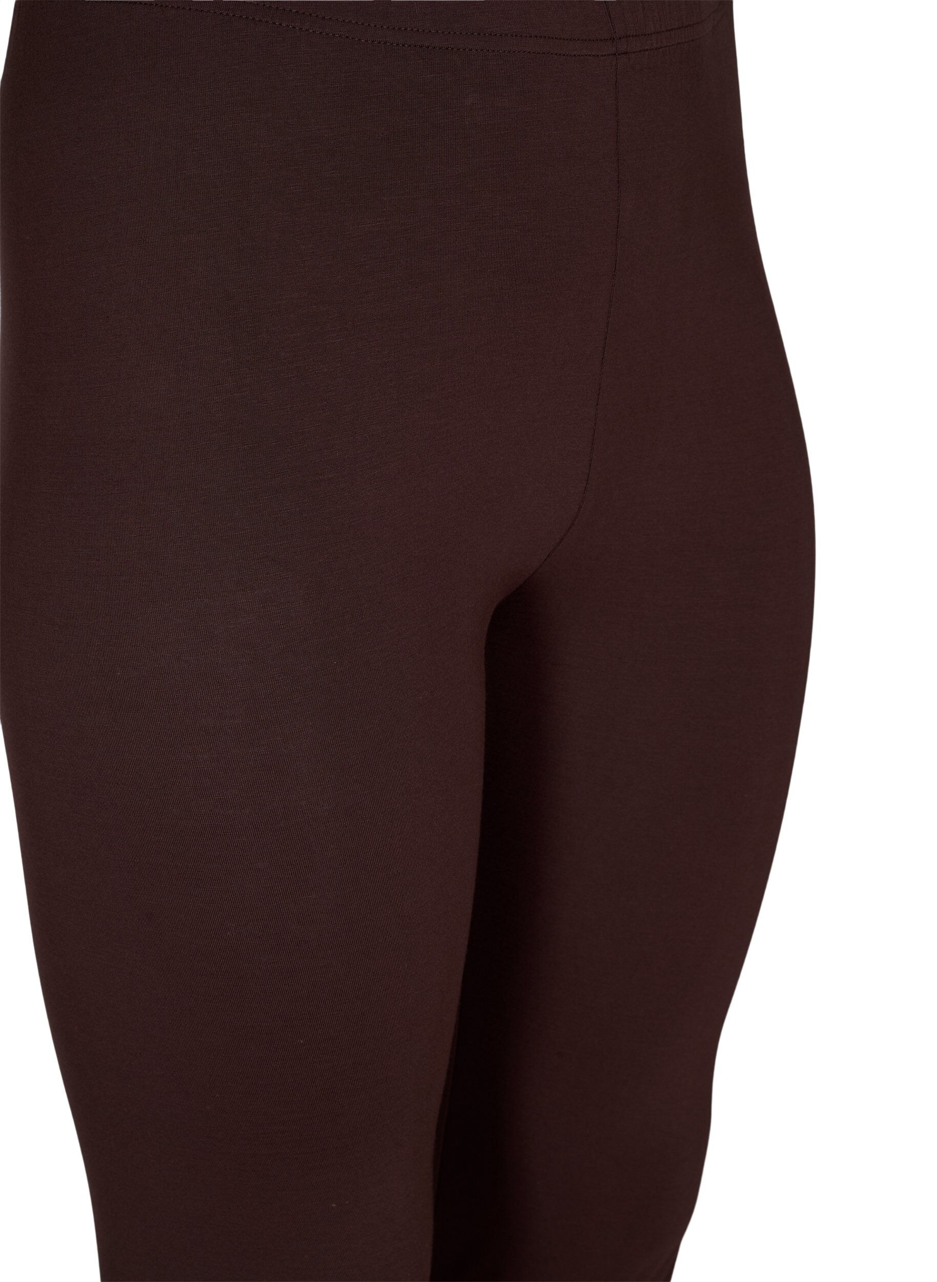 ZizziBasic-Leggings aus Viskose, Braun, Packshot image number 2