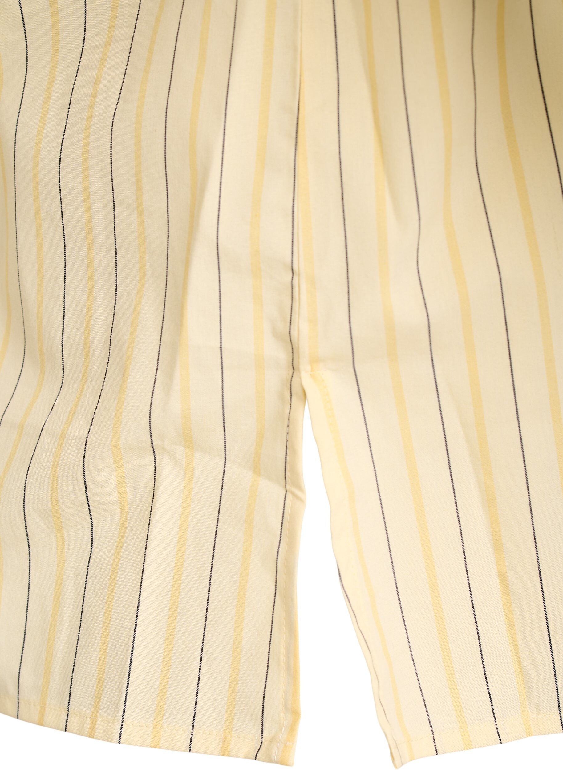 ZizziGestreifte Bluse in lockerer Passform, Gelb, Packshot image number 3