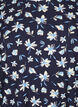 Bluse mit langen Ärmeln und geblümtem Print, Blau, Packshot image number 2