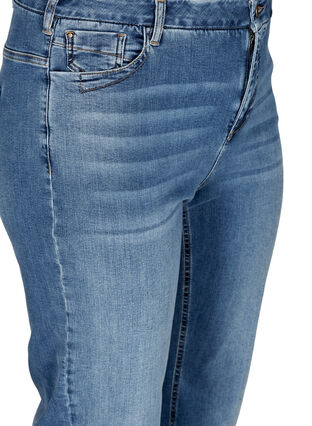 Hochtaillierte Regular Fit Gemma Jeans, Light blue denim, Packshot image number 2
