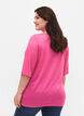 Bluse mit 3/4 Ärmel, Shocking Pink, Model image number 1