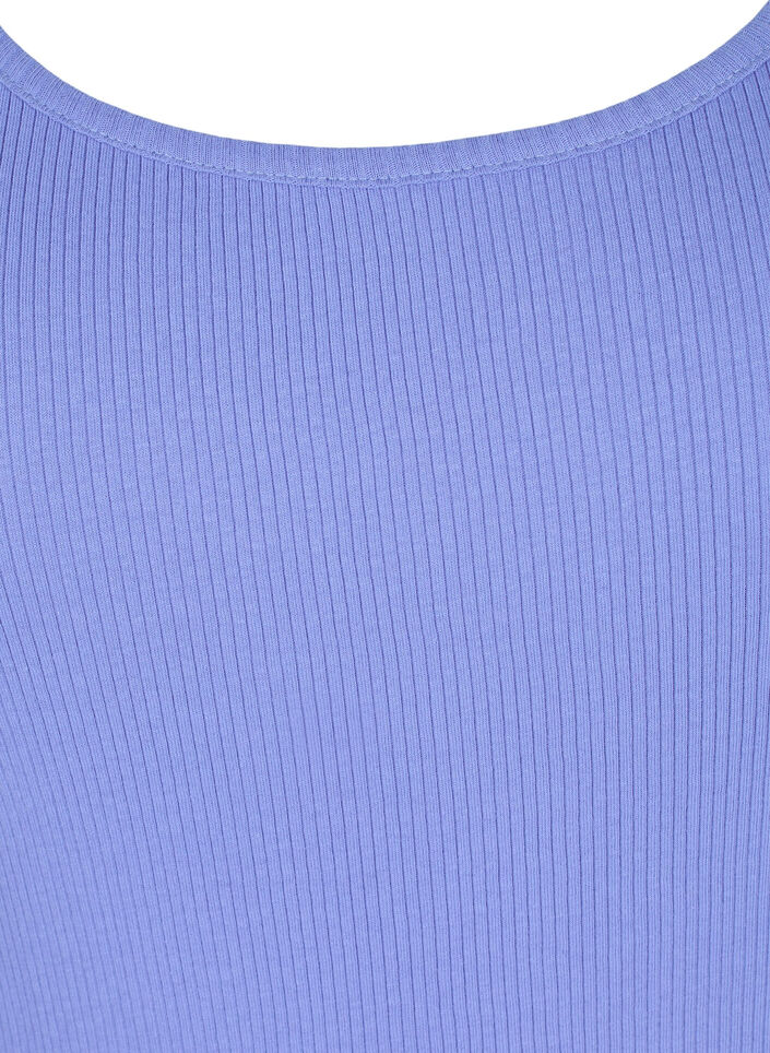 2er-Pack Basic Tanktop in Ripp Optik, Ultramarine/White, Packshot image number 2