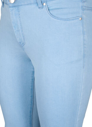 Viona Jeans mit normaler Taille, Ex Lt Blue, Packshot image number 2