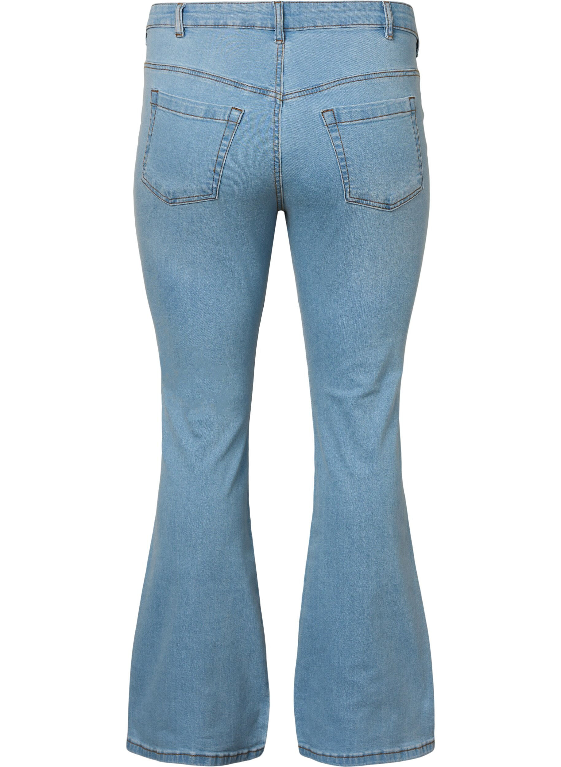 ZizziEllen Bootcut-Jeans mit hoher Taille, Blau, Packshot image number 1
