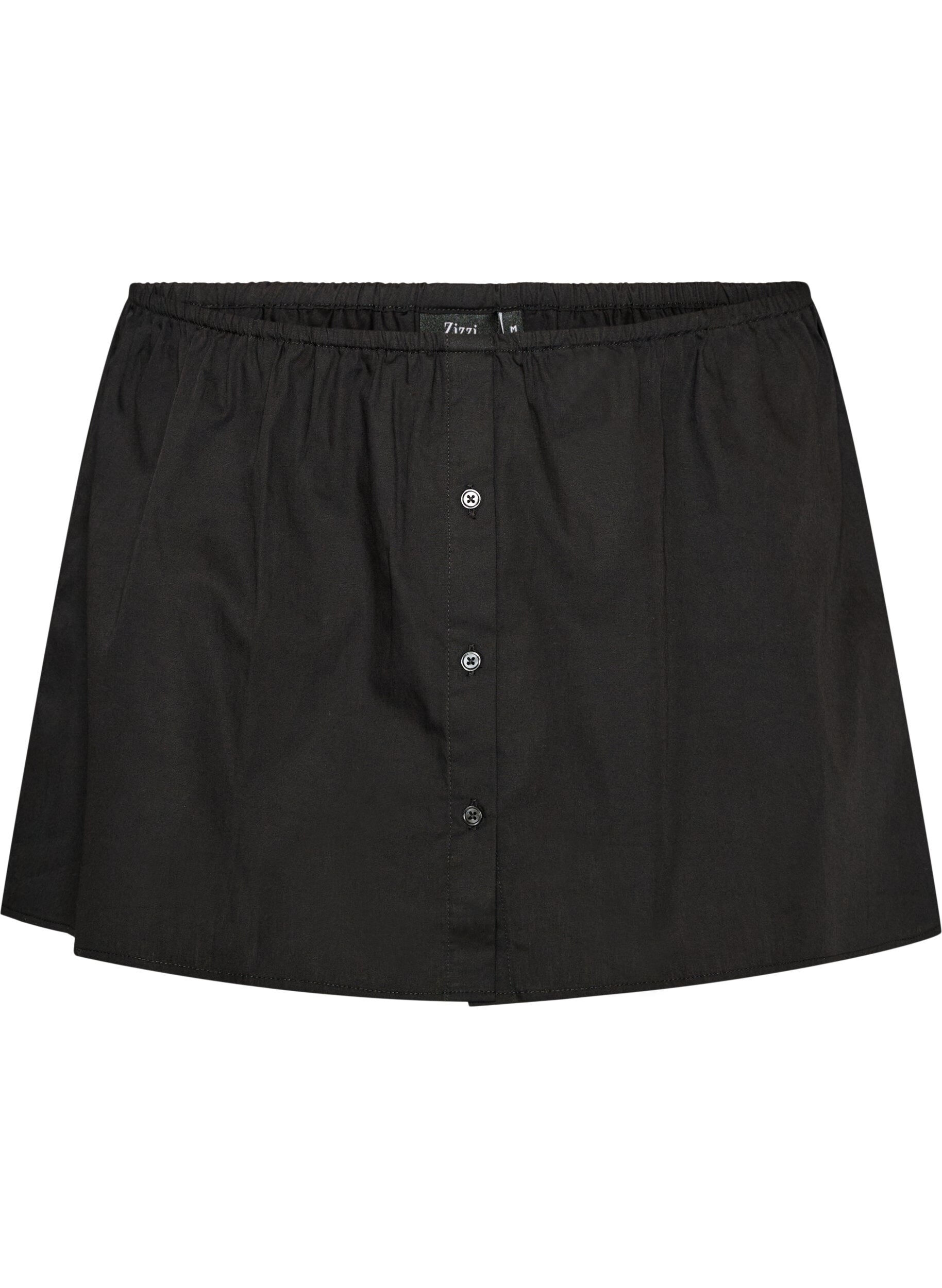 ZizziHemdverl&auml;ngerung aus 100% Baumwolle, Schwarz, Packshot image number 0