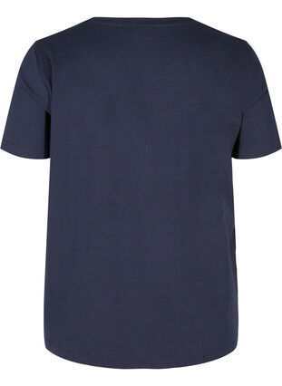 Kurzarm T-Shirt aus Baumwolle, Night Sky SEQUINS , Packshot image number 1