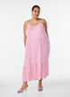 Sommerkleid mit Streifen und A-Linie, Pink, Model image number 0