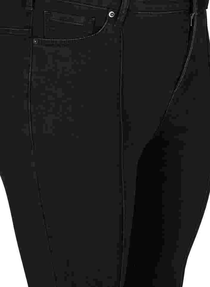 Super Slim Amy Jeans mit Piping, Black, Packshot image number 2