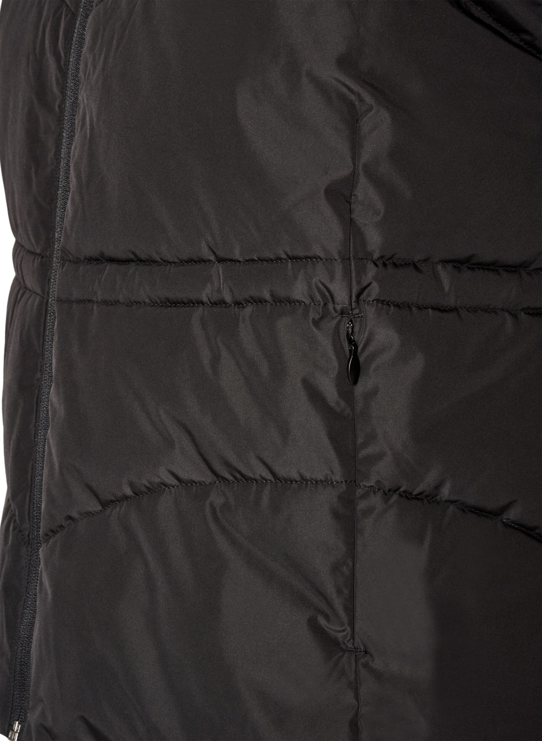ZizziSteppweste mit verstellbarer Taille, Schwarz, Packshot image number 3