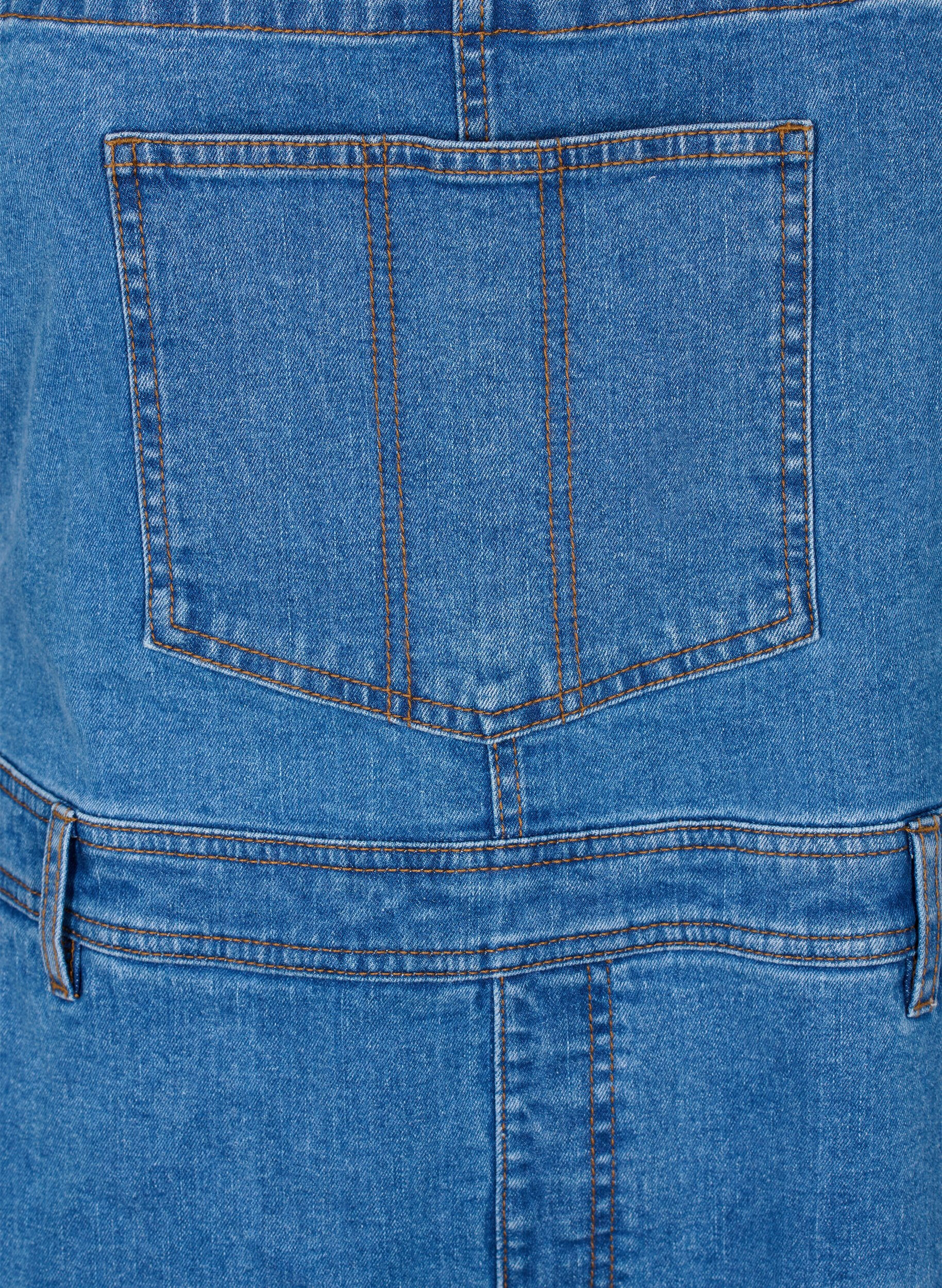 ZizziDenim Overalls Kurze Hosen, Blau, Packshot image number 2