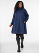Kurzes Sweatshirtkleid mit Stehkragen und Taschen, Blau, Model image number 1