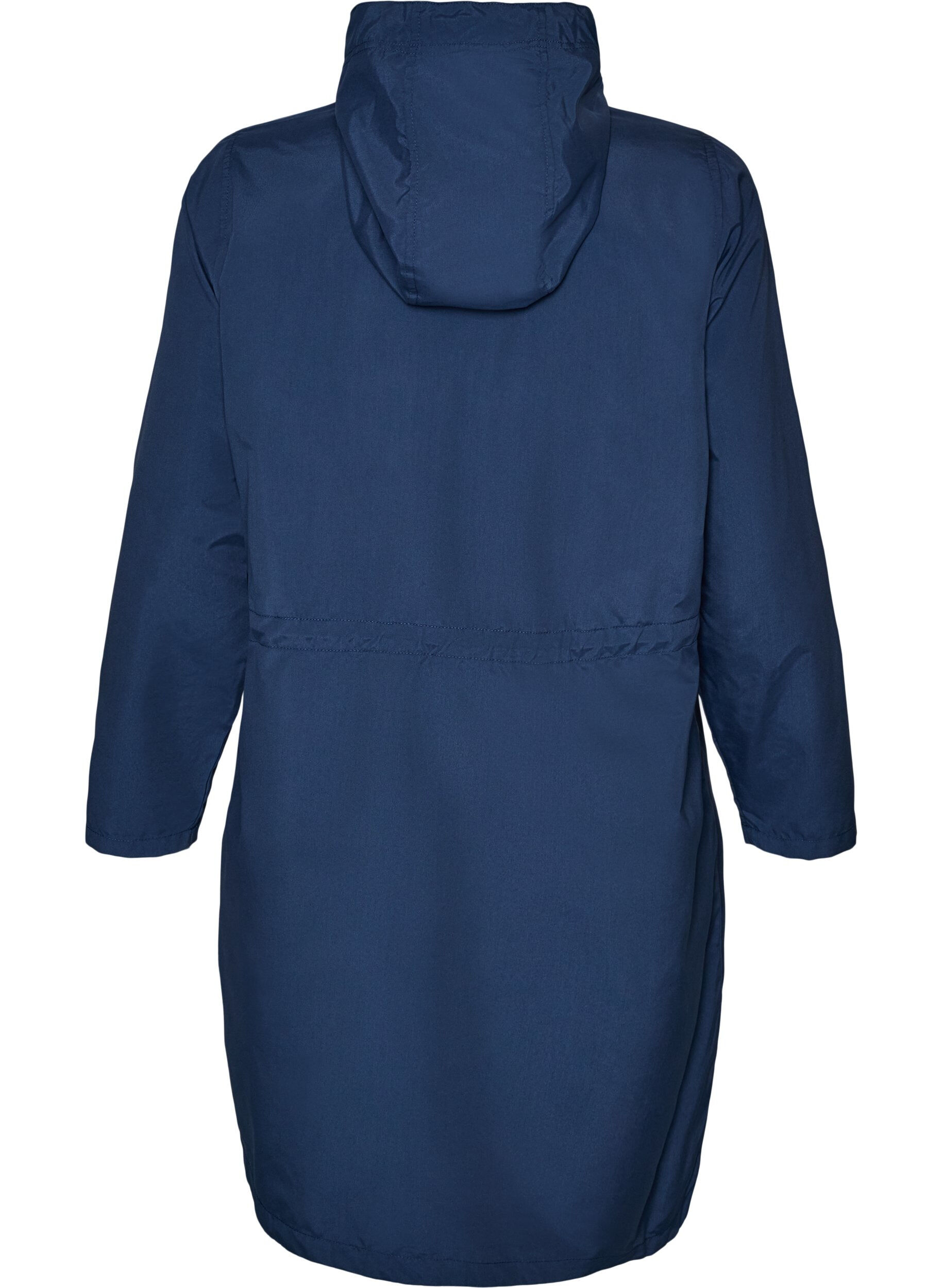 ZizziLeichter Parka mit Kapuze, Blau, Packshot image number 1