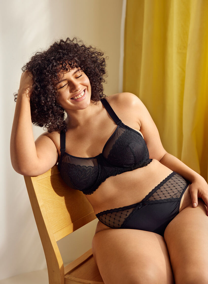 2er Pack G-String mit Mesh, Black, Image image number 0