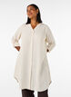 Lange Bluse aus Leinen und Viskose, Beige, Model image number 1