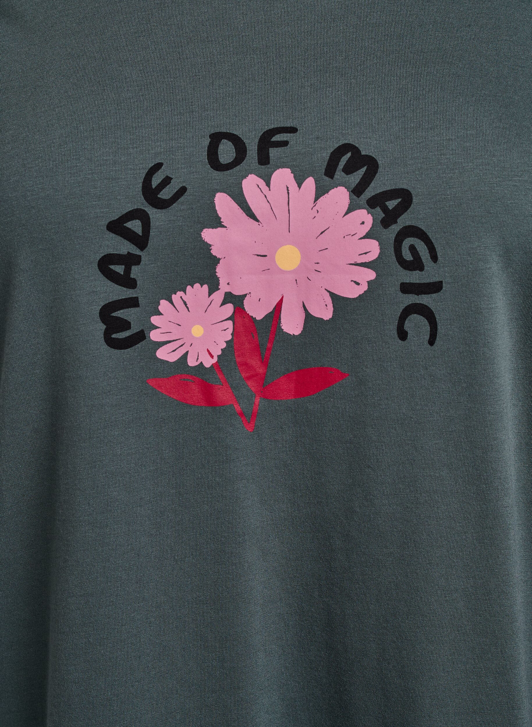 ZizziFLASH - T-Shirt mit Print, Gr&uuml;n, Packshot image number 2