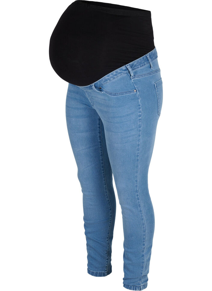 Umstands-Jeggings aus Baumwollmischung, Light blue denim, Packshot image number 0