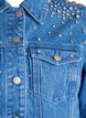 Jeansjacke mit Strasssteinen, Blau, Packshot image number 2