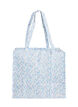Einkaufstasche mit Rei&szlig;verschluss, Blau, Packshot image number 0