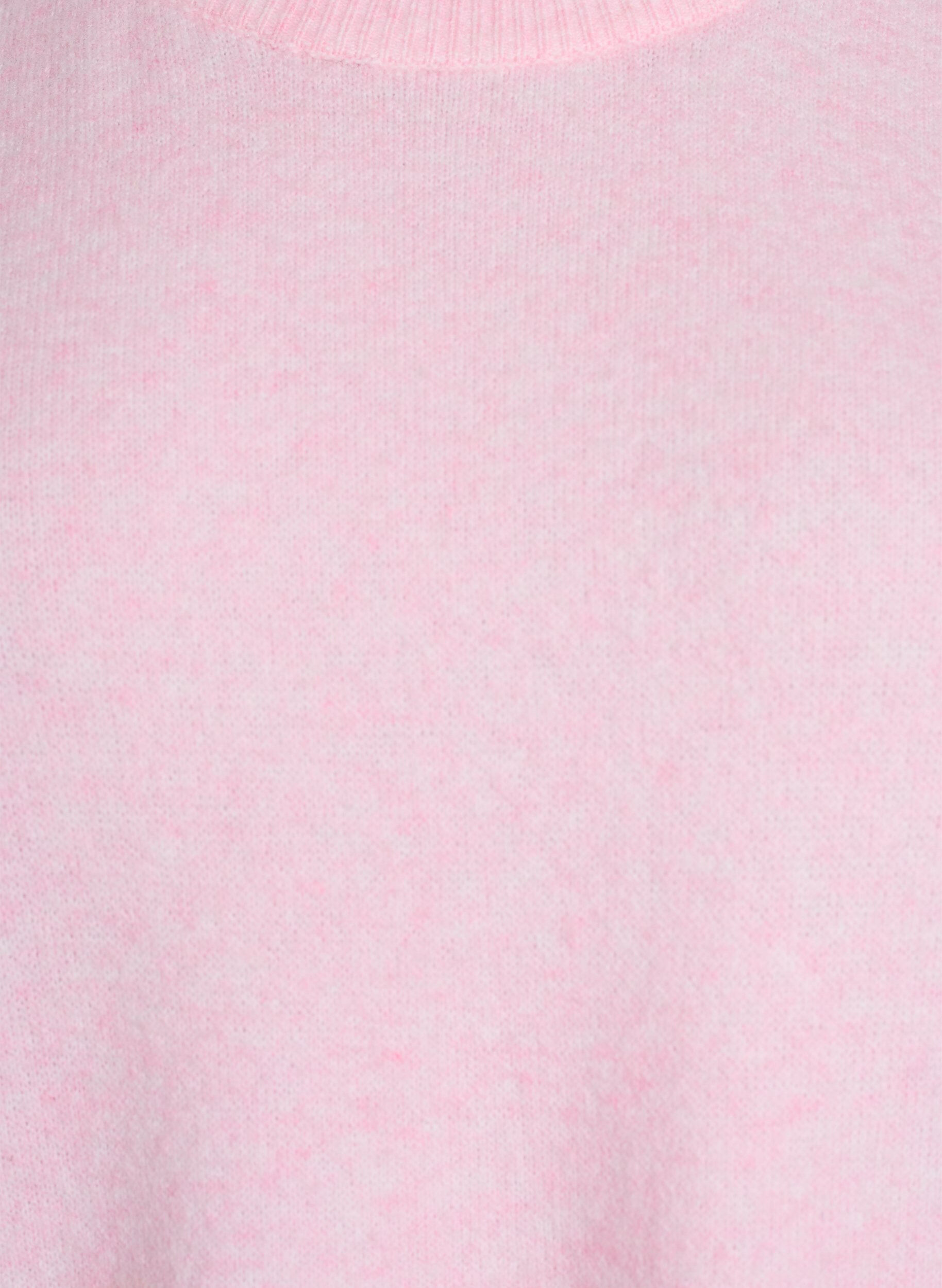 ZizziLocker sitzende Strickshirt mit kurzen &Auml;rmeln, Rot, Packshot image number 2