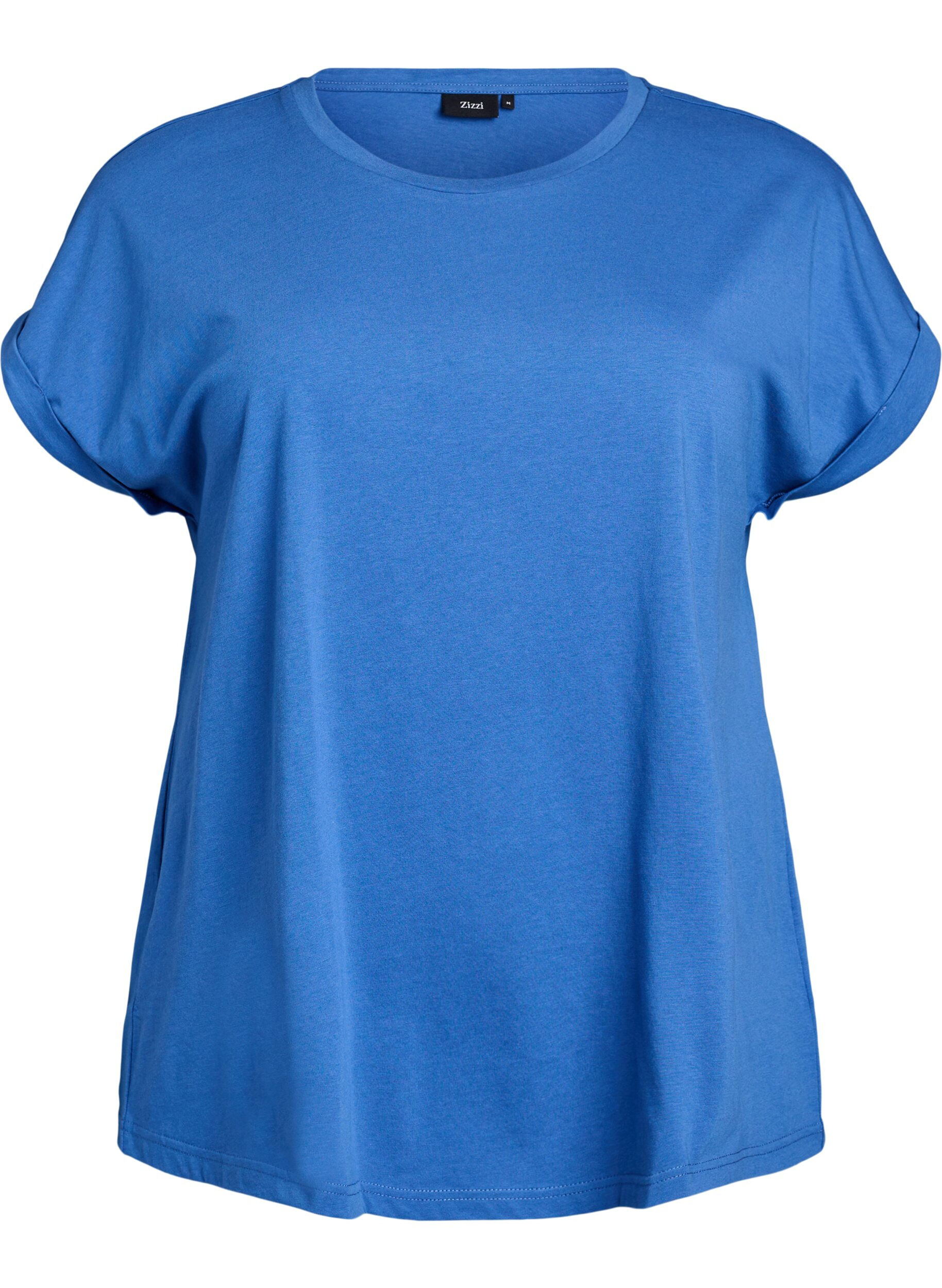 Kurz&auml;rmliges T-Shirt aus einer Baumwollmischung