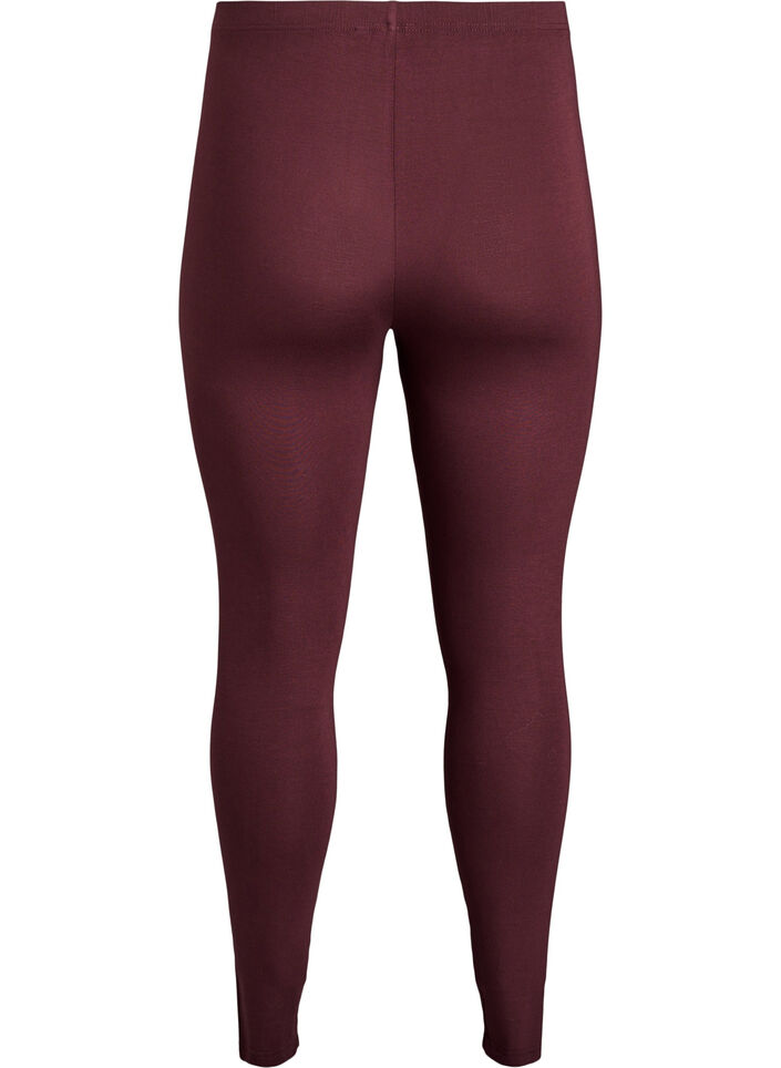 Basic-Leggings mit extra L&auml;nge, Dunkles Bordeaux, Packshot image number 1