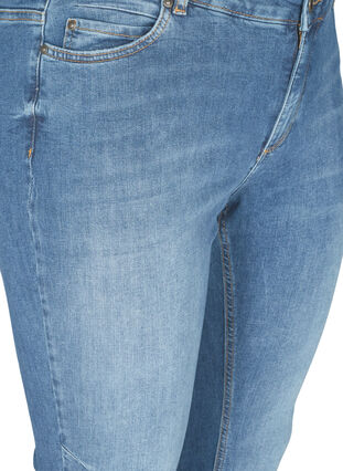 Sanna Jeans mit Schlitz am Fuß, Dark blue denim, Packshot image number 2