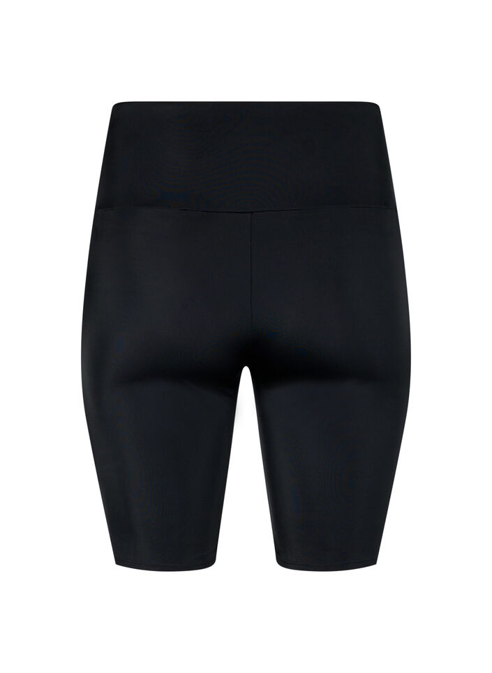 Lange Badeshorts, Schwarz, Packshot image number 1