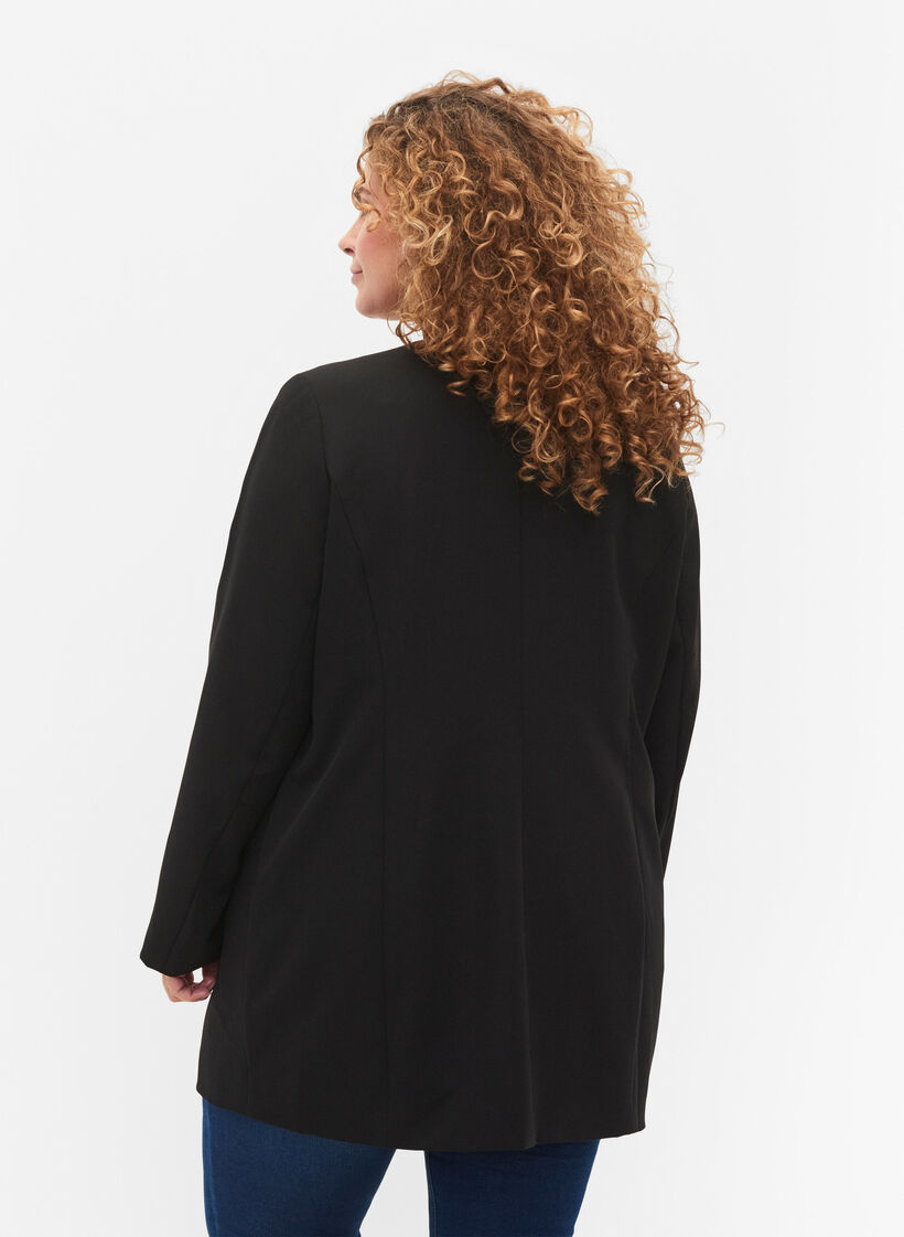 Leichte klassische Fr&uuml;hlingsjacke, Black, Model image number 1