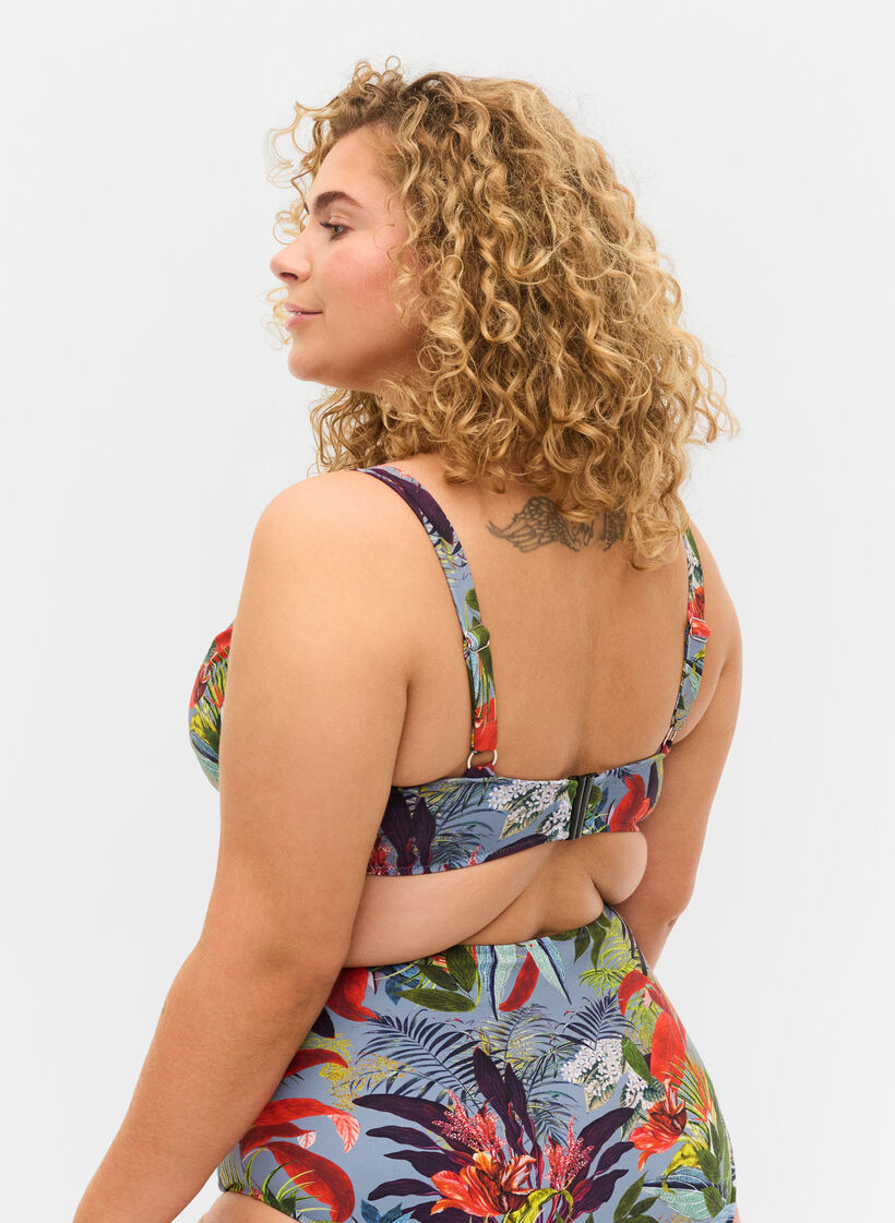Bikini-BH mit Print und Bügel, Citadel AOP, Model image number 1