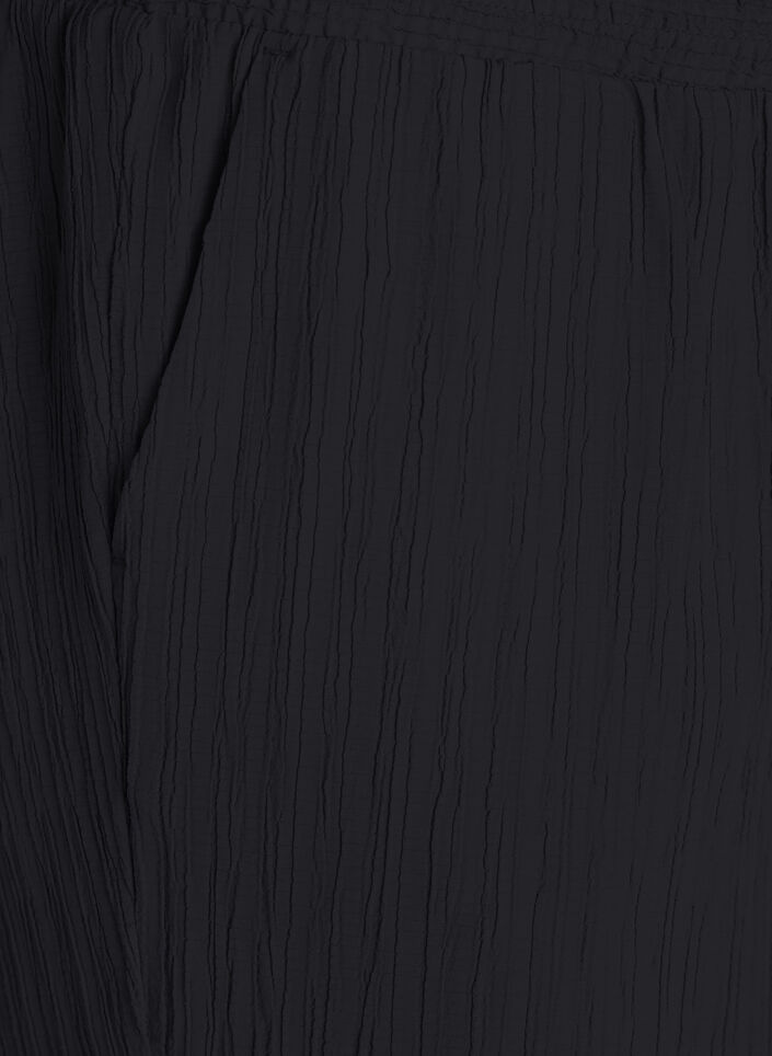 FLASH - Hoch taillierte Hose mit weitem Bein, Schwarz, Packshot image number 2