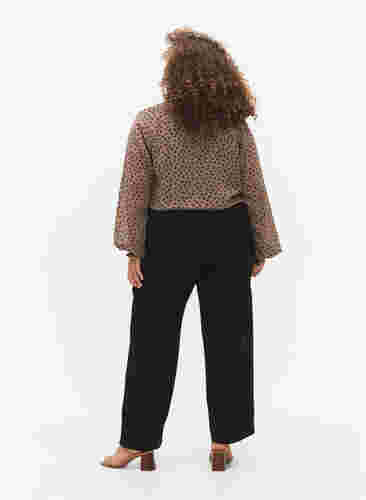 Lockere Hose mit Taschen, Black, Model image number 1